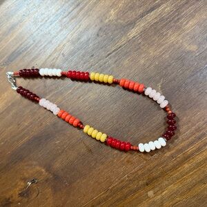 Multicolor Glass Beaded Necklace